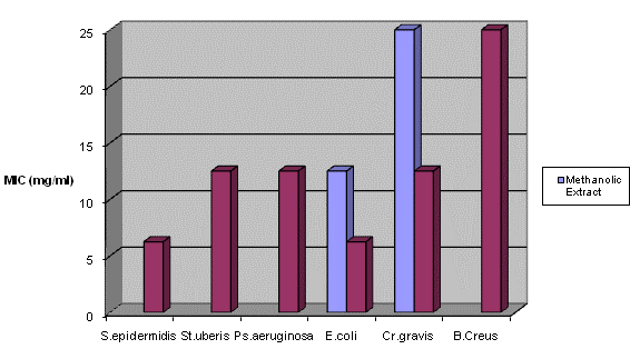histogram of MIC